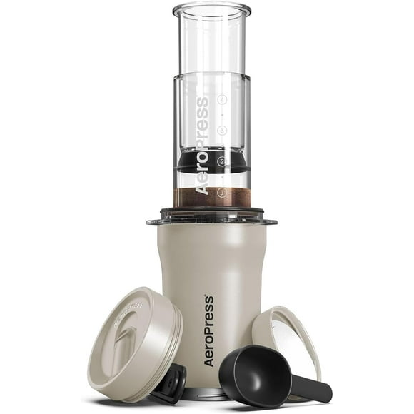 Cafetera AeroPress Go Plus portátil para viajes y acampadas