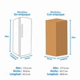 thumbnail image 3 of Congelador Vertical Midea 9 Pies Plateado Inverter Quattro Bru Steel Convertible a Refrigerador, 3 of 3