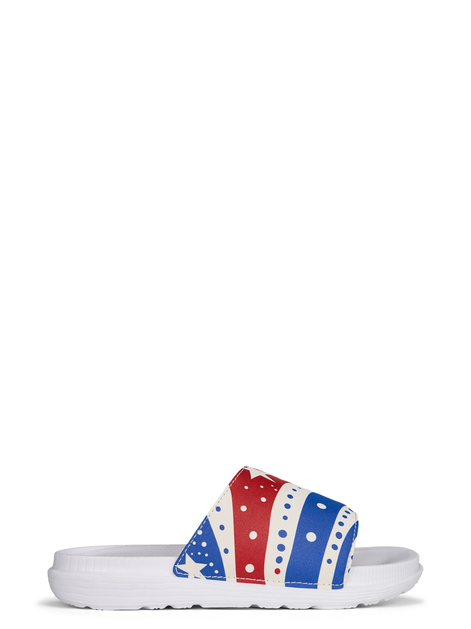 Rugged Shark Americana Kids Slide Sandals