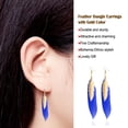 thumbnail image 4 of yingyy Dangle Earrings with Gold Color Small Earrings for Women blue 1Set, 4 of 6