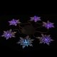 thumbnail image 2 of 1 pieza de luces solares creativas, luz de campana de viento, luz de carillón de viento, lámpara LED de copo de nieve, 2 of 5