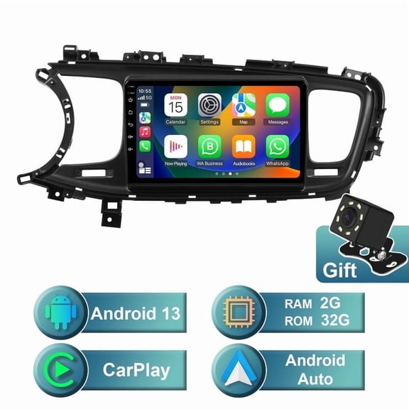 Android 13 Car radio for Kia Optima K5 2011-2015 Multimedia Stereo Wireless Carplay Android Auto Autoradio Navigation GPS WIFI Mirror link Camera FM BT 2 32G