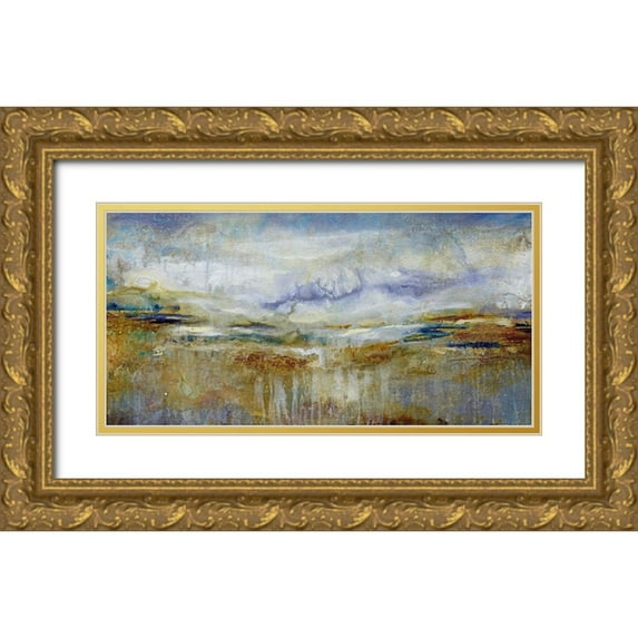 Holt, Eric 24x14 Gold Ornate Wood Framed with Double Matting Museum Art Print Titled - Costa Loa Island