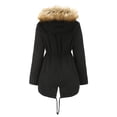 thumbnail image 2 of Winter Coats for Women, Women's Winter Warm Jackets Lined Thick Overcoat Hooded Puffer Down Jacket Zipper Parka Coat, 2 of 7