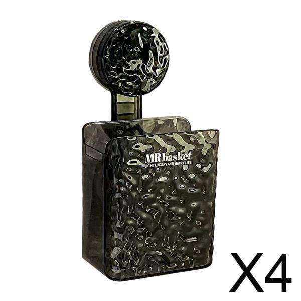 Estante para almacenamiento de peines,Estante para almacenamiento de peines Contenedor de ducha con ventosa,Organizador de maquillaje para perfumes de montaje en pared para baño,Estante de