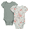 Sky Blossom, variant on by Gerber Baby Neutral Super Soft Viscose Short Sleeve Bodysuits, 2-Pack, Sizes 0M-12M