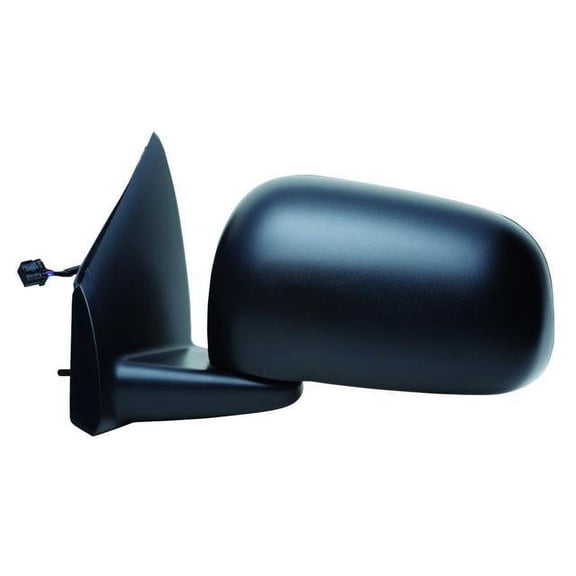 60144C - Fit System Driver Side Mirror for 04-09 Dodge Durango, black, foldaway, Heated Power