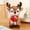 H, variant on Plush Deer Doll with Scarf — Adorable Fawn Stuffed Animal, Soft & Huggable Toy Gift for Festive Decor(G)