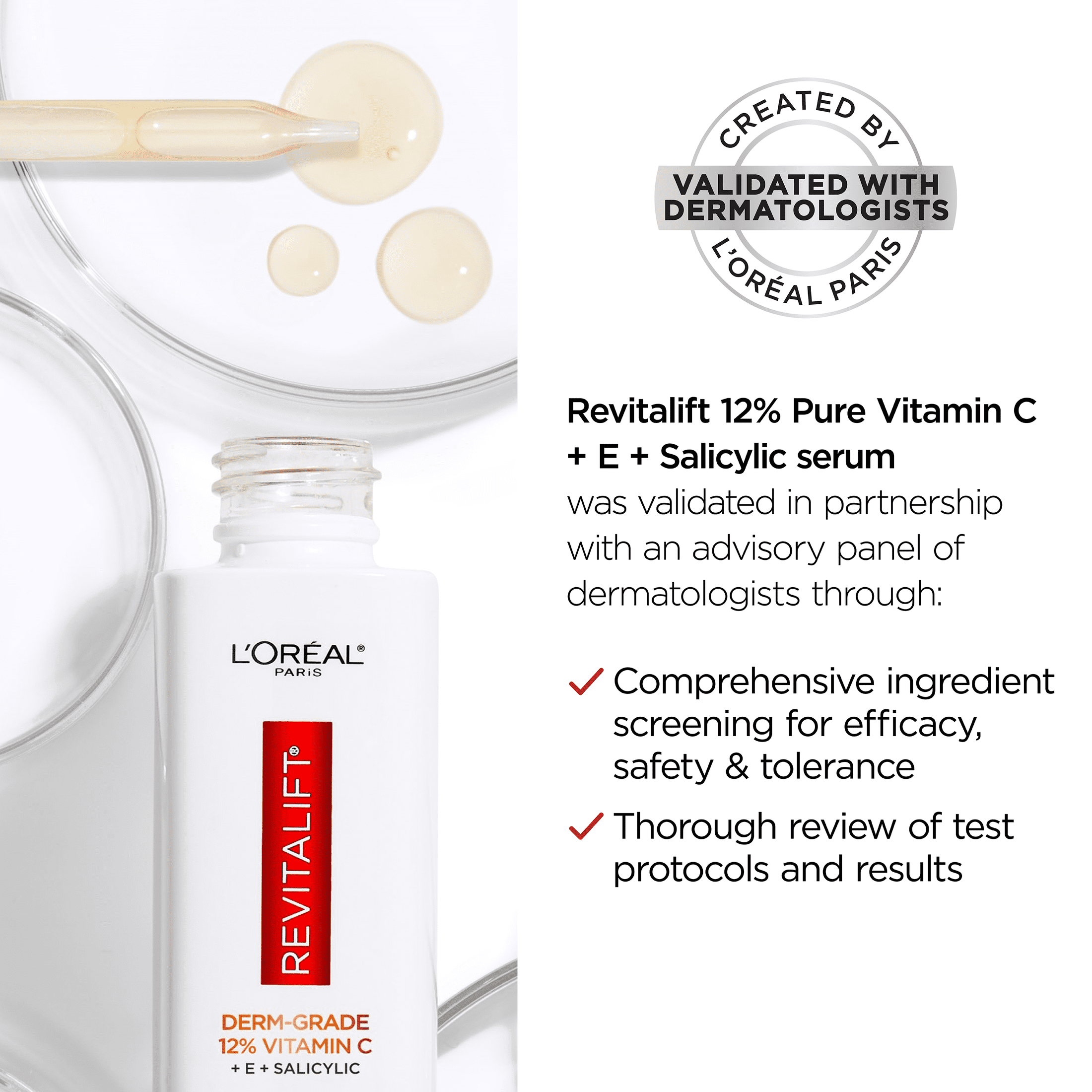 L'Oréal Paris RVL CLINICAL VITAMIN C UV-FLUID - Soin de jour