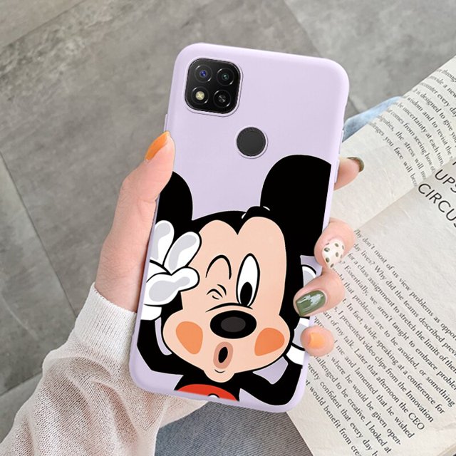 Funda de Minnie y el Pato Donald para Redmi 9C 9 C NFC 10A, funda de teléfono con dibujos animados de Mickey pintados, carcasa suave de TPU para Redmi 9C, bolsas qiuyongmign unisex