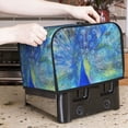 thumbnail image 7 of Sikiie Peacock Toaster Covers 2 Slice Dustproof Toaster Cover Bread Machine Cover, Dustproof Cover - 11.4" x 7.5" x 7.9", 7 of 7