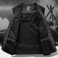 thumbnail image 6 of DIOAZUD Men's Casual Lightweight Outdoor Fishing Cargo Vest Plus Size Safari Travel Photo Work Vests Jacket Multi Pockets, 6 of 7