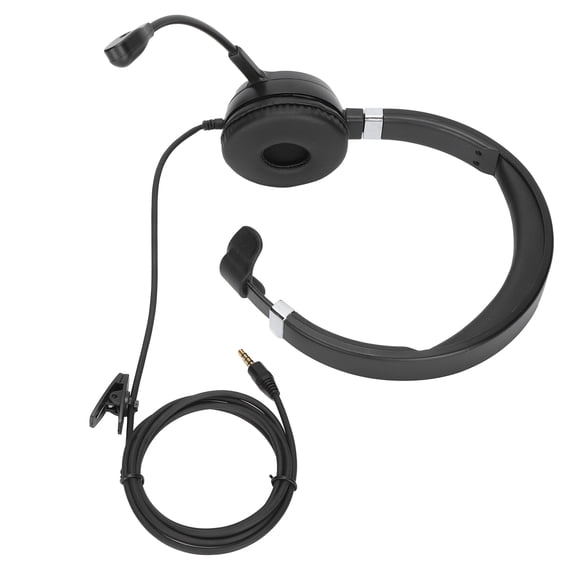 Cergrey H2000‑3.5 Telephone Headset,H2000‑3.5 Telephone Headset With Microphone And Audio Control For Telephone Call Centers And Offices,Headset