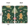 thumbnail image 5 of FORMRS Acrylic Clipboard with Low Profile Clip Standard A4 Letter Size, 12.5" x 9", Christmas Gingerbread, 5 of 8