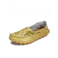 thumbnail image 3 of Frontwalk Women Flats Round Toe Boat Shoes Hollow Out Loafers Walking Casual Moccasins Womens Slip On Green-1 4.5, 3 of 5