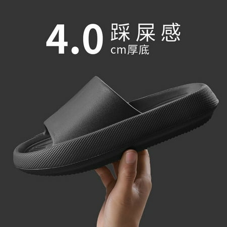 

QWZNDZGR Home Slippers Summers Thick Platform Womens 2021 Sandals Indoor Bathroom Anti-slip Slides Ladies men s Shoes mules Dropshipping
