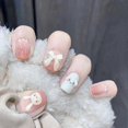 thumbnail image 2 of Uñas postizas cortas con cobertura total, brillantes y de color, 24 unidades, 2 of 4