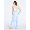thumbnail image 3 of Joyspun Women's Wide Strap Cotton Tank Top and Pants Pajama Set, 2-Piece, Sizes XS-3X, 3 of 4