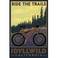 thumbnail image 4 of Idyllwild, California, Mountain Bike Scene, Ride the Trails (19x27 inches, Premium 500 Piece Jigsaw Puzzle for Adults and Family, Made in USA), 4 of 4
