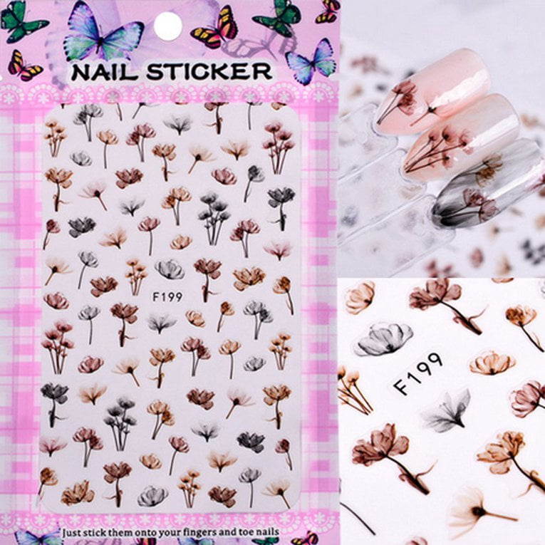 Beautiful 3D DIY Manicure Stickers Manicure Decorations Stickers Nail ...