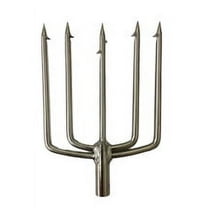 Spear gun Tip 6mm Flat 5 Prong Trident Tip