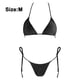 thumbnail image 2 of Traje de baño de dos piezas para mujer Traje de baño sexy Halter String Triangle Bikini Sets, Traje de baño de color sólido Split Femenino Sensual Tela de poliéster Cojín para el pecho Traje de baño Correa simple Zhivalor 223284-2, 2 of 8