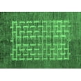 thumbnail image 1 of Ahgly Company Indoor Rectangle Abstract Emerald Green Modern Area Rugs, 8' x 10', 1 of 4