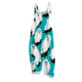 thumbnail image 7 of XINPING Halloween Overalls for Women, Sleeveless Spaghetti Strap Jumpsuit with Pockets, Ghost Pumpkin Print Wide Leg Baggy Romper, Adjustable Straps Fall Holiday Party Outfit 2026, 7 of 7
