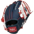 thumbnail image 3 of Rawlings New York Yankees MLB Licensed 10" Youth Boy's Baseball Glove Right Hand Throw Navy/Red/White, 3 of 8