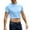 #451Blue, variant on Crop Tops for Men Basic Short Sleeve Round Neck Casual Pullovers Summer Loose Fit Tee Tops Hot Shirts