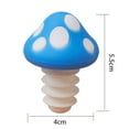 thumbnail image 5 of Shoreew Silicone Wine Bottle Stoppers Mushroom-Shaped Bottle Wine Cork Freshness Preserver Leak-Proof Kitchen Gadget, 5 of 7