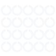 thumbnail image 1 of 20 Pcs E27 Bulb Transform Circle Bulb Lighting Socket Lampshade Adapter Ring Lampshade Converter Ring, 1 of 3