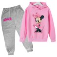 thumbnail image 3 of Conjunto de ropa de Minnie Mouse para niñas pequeñas con traje de otoño e invierno Conjunto de sudaderas con capucha de Mickey Mouse para niños pequeños Ropa para niños pequeños, 3 of 5