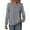 Gray, variant on Womens Casual Long Sleeve V Neck Sweatshirts Cute Loose Fit Lightweight Pullover Tops for Womens Clothes Fall Shirts Tunic Tops Trendy Blouses