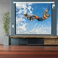 thumbnail image 6 of 84" Motorized Projector Screen, Electronic Automatic Projection Display, Includes Remote Control, 6 of 6