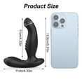 thumbnail image 5 of XBONP Prostate Massager Adult Sex Toys Wireless Remote Control Vibrating Butt Plug Sex Toys Plug with 10 Vibrator & Wiggling Modes, Butt Plug f, 5 of 6