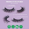 thumbnail image 4 of False Eyelashes Natural Look 10 Pairs Reusable Adhesive Eyelashes,A03, 4 of 4