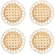 thumbnail image 1 of Posavasos de ratán hechos a mano para decoración de habitación, posavasos bohemios para decoración de sala de estar, posavasos de bambú para decoración de ratán, 1 of 5