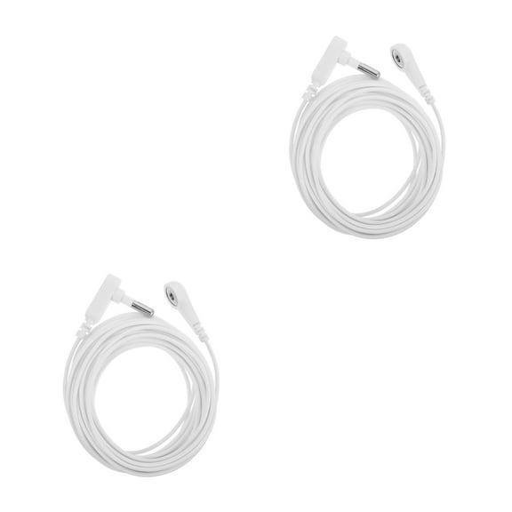 Raindrops 2pcs Universal Grounding Cord for Earthing Mats and Pads Replacement Grounding Cable for Grounding Sheets Accessories