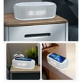 thumbnail image 6 of 4 in 1 Multi-Function Alarm Clock Temperature Display Wireless Charging for Smartphones Bedside Light (Grey), 6 of 8