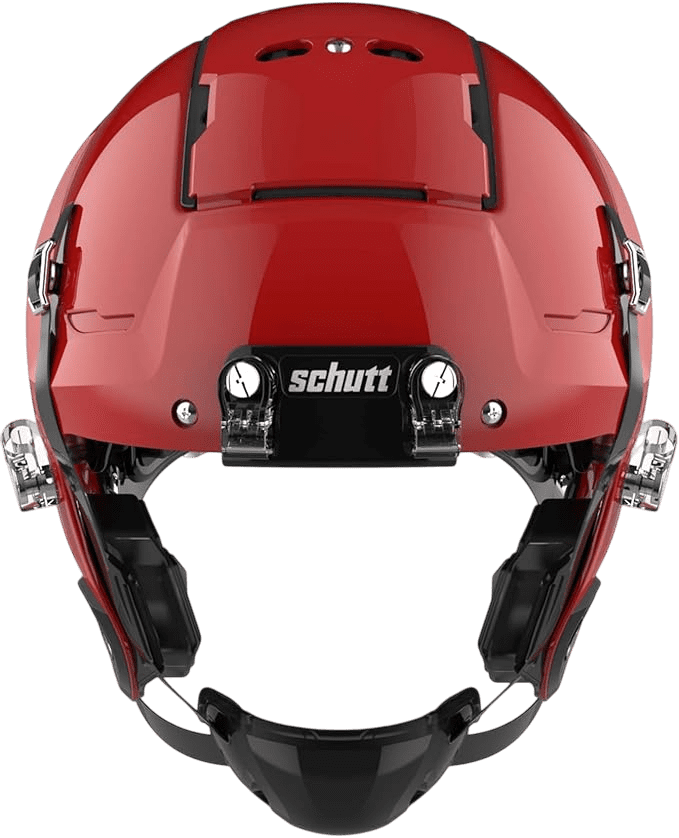 Schutt F7 VTD Adult Football Helmet - Collegiate Package (L, Scarlet)