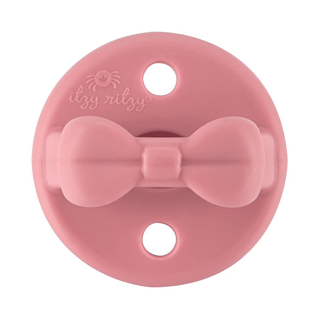 Itzy Ritzy Orthodontic Silicone Pacifier - 6-18m Ballet Slipper &Primrose