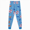 thumbnail image 6 of TOWED22 2 Piece Infant Toddler Fall Winter Graphic Sweatshirt and Jogger Pants Pullover Round Neck Warm Outfits Clothes Set(Blue,5-6 Y), 6 of 7