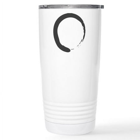 

CafePress - Enso Zen Circle Stainless Steel Travel Mug - Insulated Stainless Steel Travel Tumbler 20 oz.