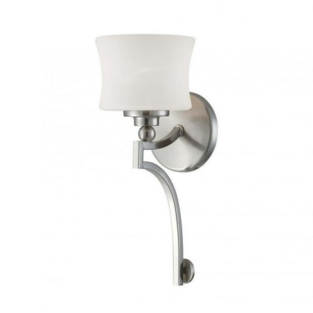 Savoy House Terrell 1 Light Sconce in Satin Nickel