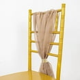 thumbnail image 4 of BalsaCircle 5 Taupe Extra Premium Chiffon Chair Sashes Bows Ties Ceremony, 4 of 5