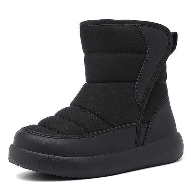 Botas Invierno Zapatos Nieve Niñas Impermeable Forro Piel Cálida para Exteriores