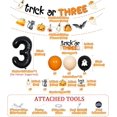 thumbnail image 6 of Halloween 3rd Birthday Decoraions Trick or THREE Banner Garland Halloween 3rd Birthday Cake Topper Cupcake Toppers Balloons for Girls Boys Third Bday Party Supplies, 6 of 7