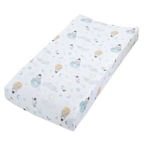 aden + anais Essentials 100% Cotton Muslin Space Explorers Changing Pad Cover, Multicolor