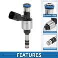 thumbnail image 2 of Inyector de combustible No.12692884 Boquilla de inyección de combustible para GMC Acadia Denali 17-21 3.6L, Negro, 2 of 6